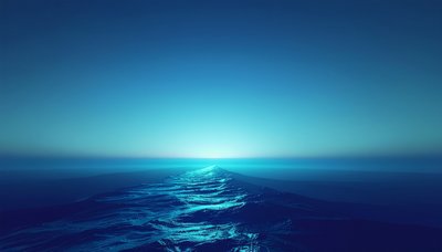 海のブルーグラデーション壁紙