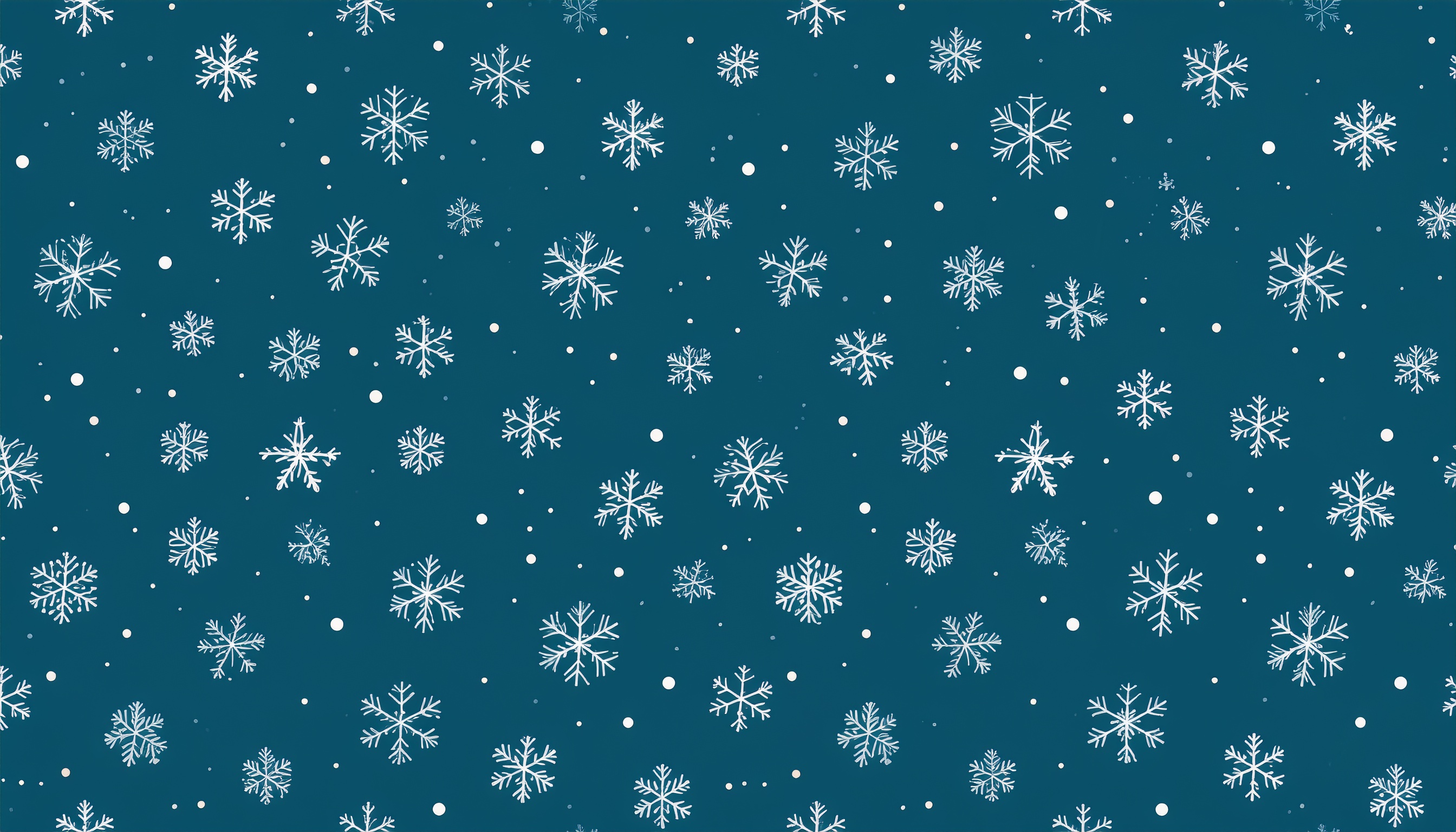 Geometric Snowflake Pattern