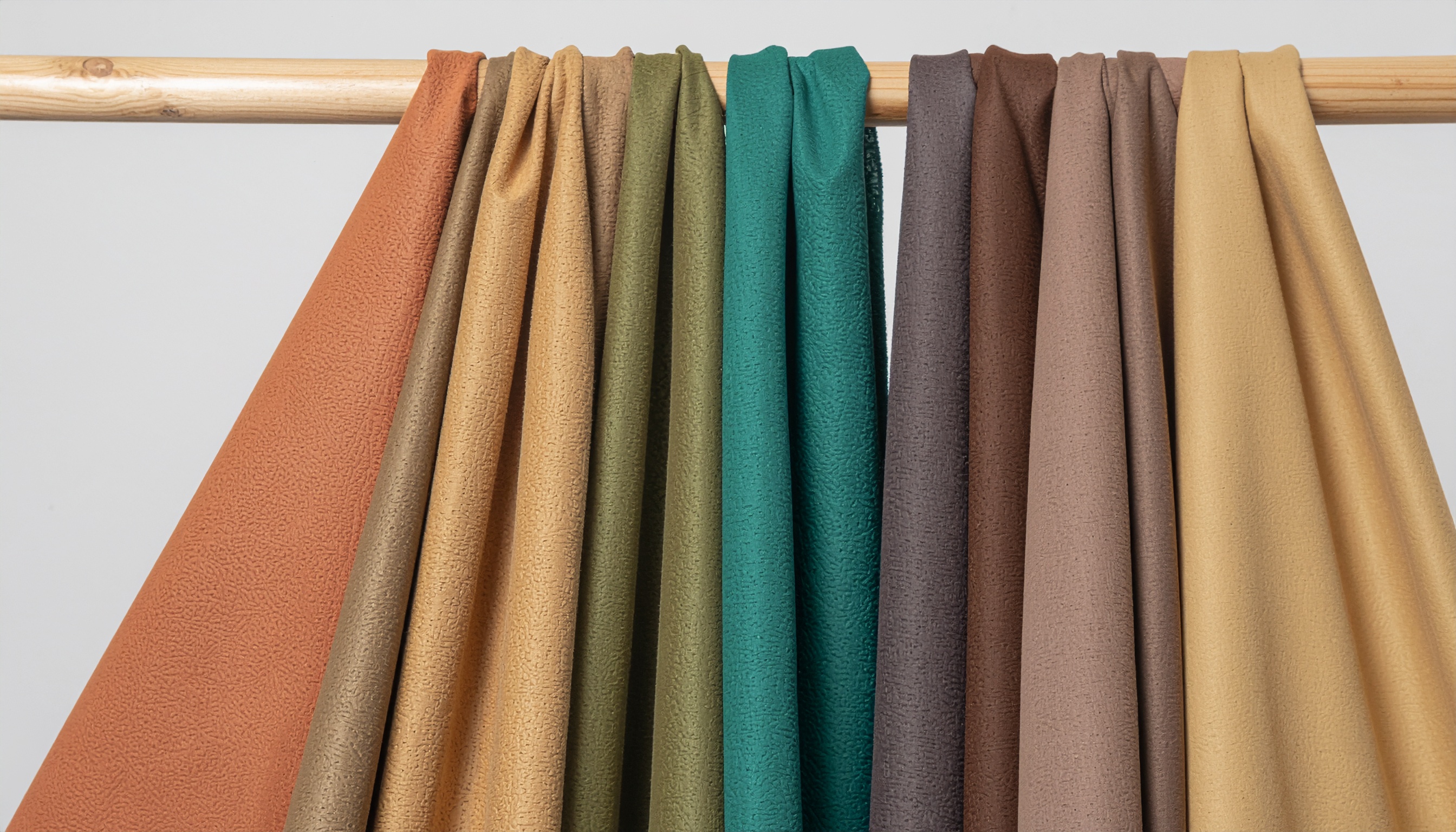 Fabric Drapes in Deep Warm Colors