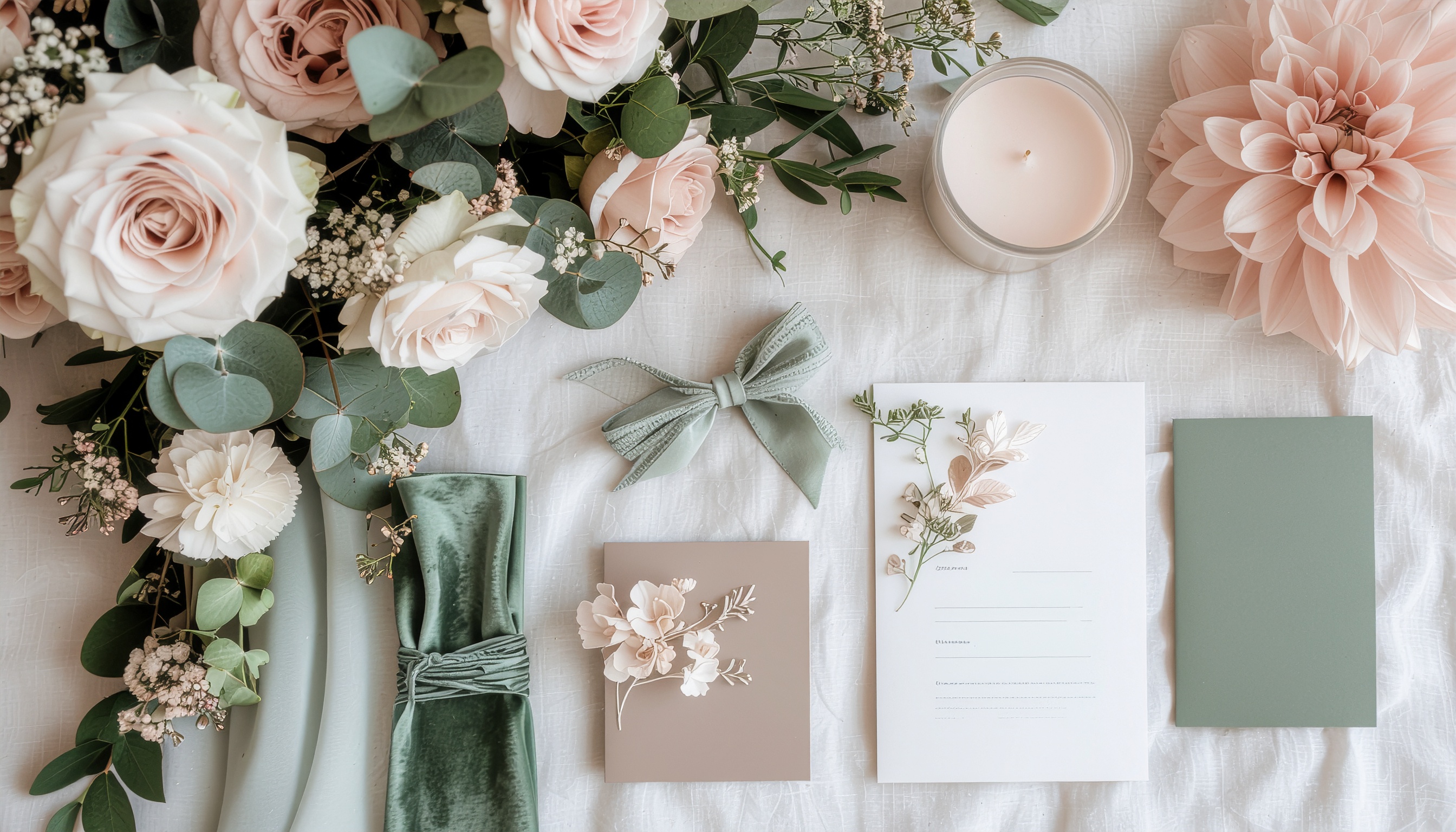 Dusty Rose and Sage Wedding Palette