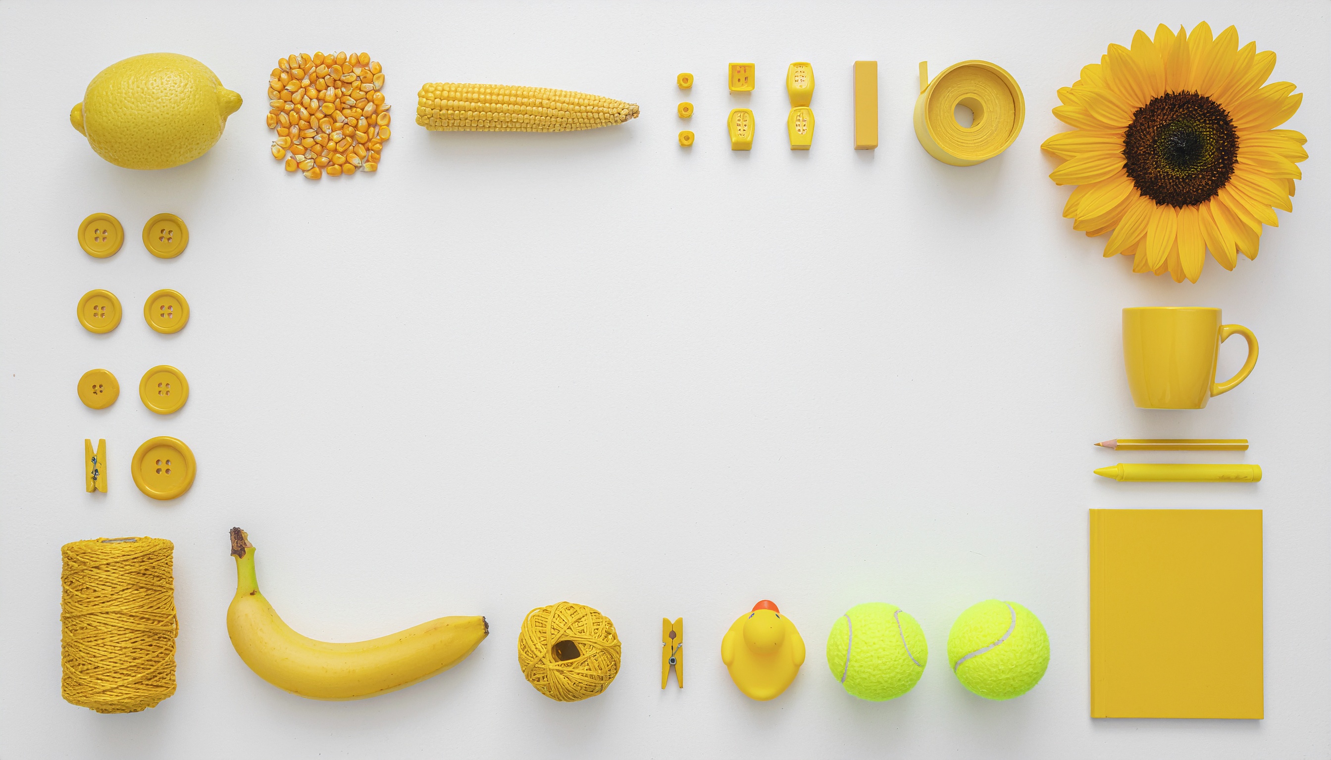 A Collection of Yellow Objects