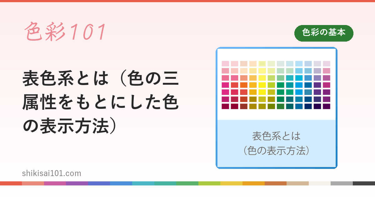 What is a color system (a method of displaying colors based on the three attributes of color)